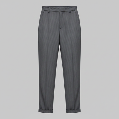 High Waist Women's Trousers | Elegant Black Pants