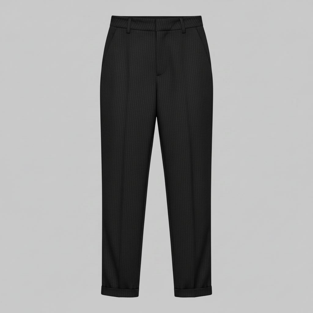 High Waist Women's Trousers | Elegant Black Pants