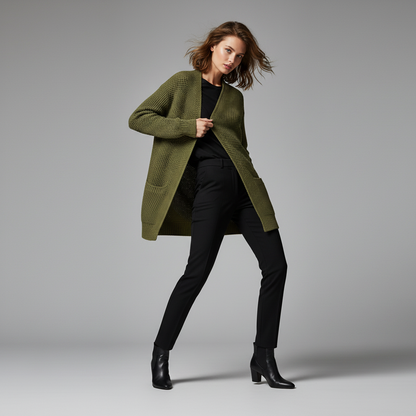 Elegant Black Women's Cardigan | Versatile Wardrobe Essential