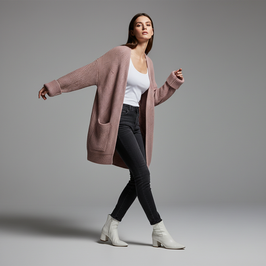Elegant Black Women's Cardigan | Versatile Wardrobe Essential