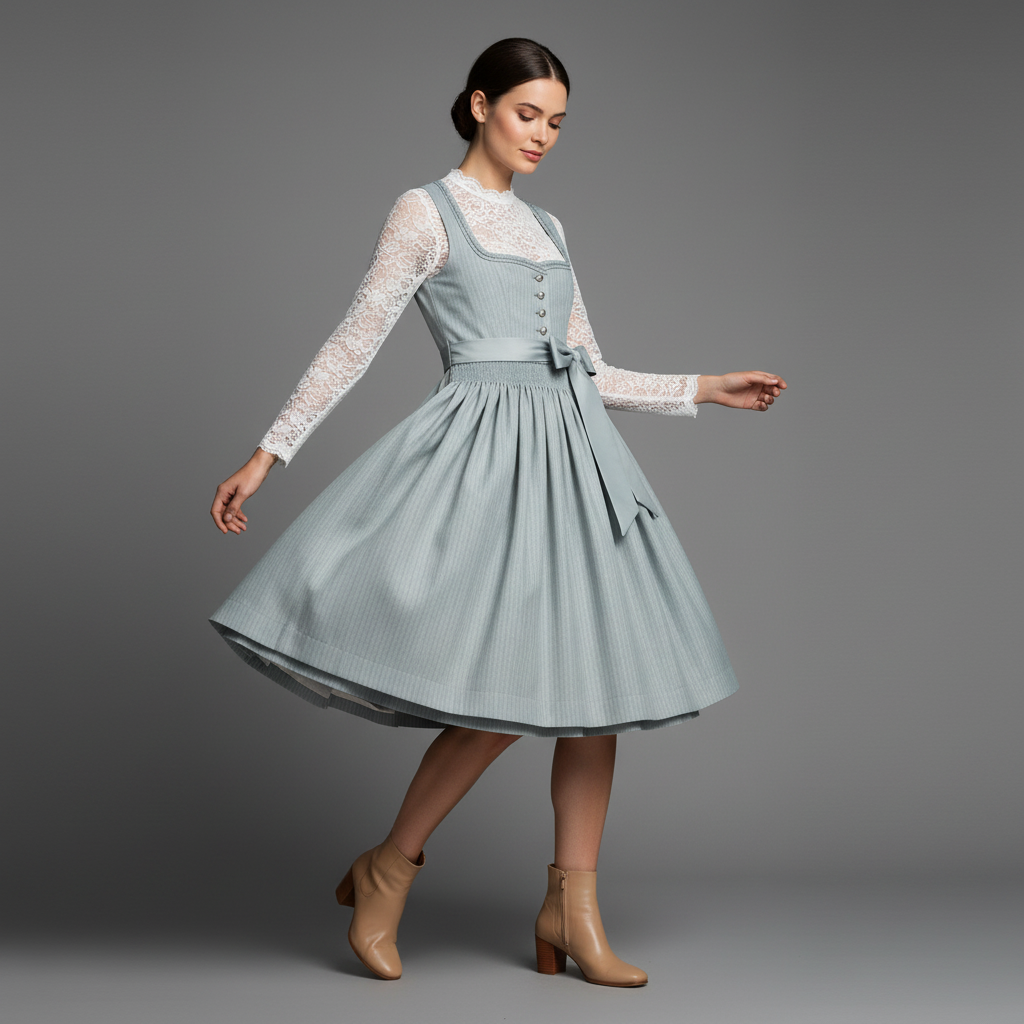 Elegant Dirndl Dress | Women's Oktoberfest Costume Attire