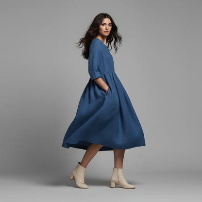 Isabel | Women's Elegant Comfort Cocktail Dress Plus Size