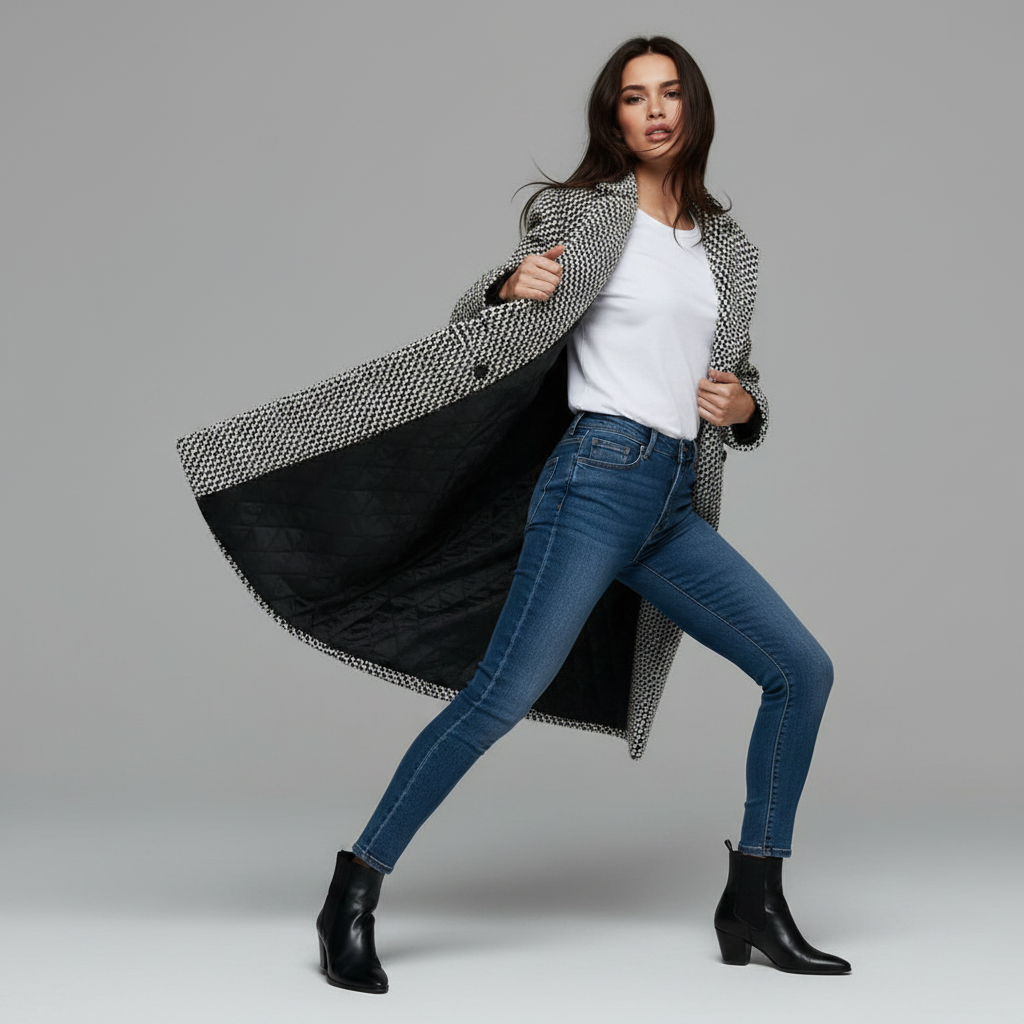 Elegant Long Wool Coat | Women's Winter Coats