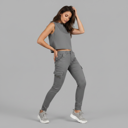 Modern Black Cargo Pants for Women | Trendy Urban Style
